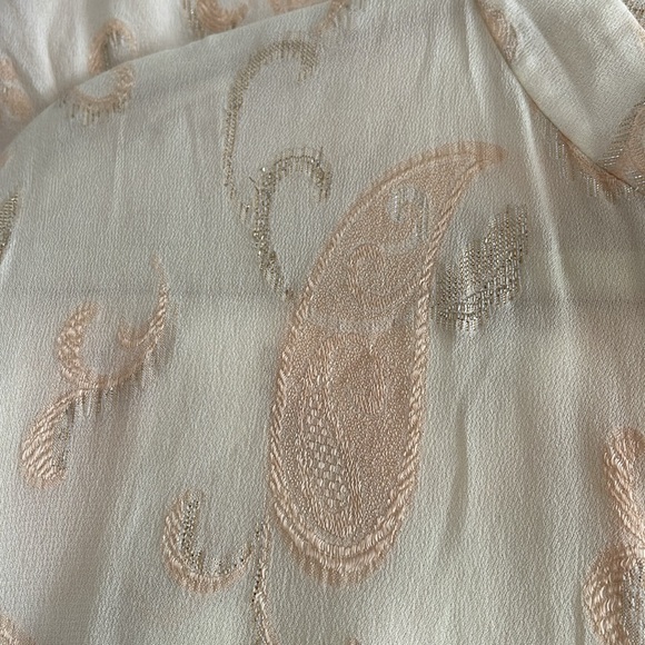 Vintage Valentino Saks Fifth Avenue Embroidered Lounge Caftan Dress XL - Picture 8 of 9